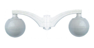 Barrera cilíndrica de exterior doble haz 40mts