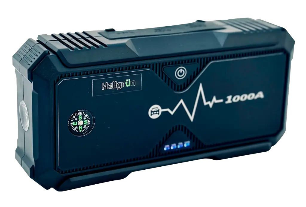 Arrancador de vehículos peak current: 2000 Ah Capacidad de carga: 10800mAh
