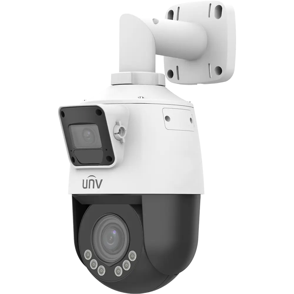 DOMO UNV TIPO MINI PTZ 2*2MPX LENTE DUAL 4X - 2.8MM LIGHTHUNTER - SERIE EASY -