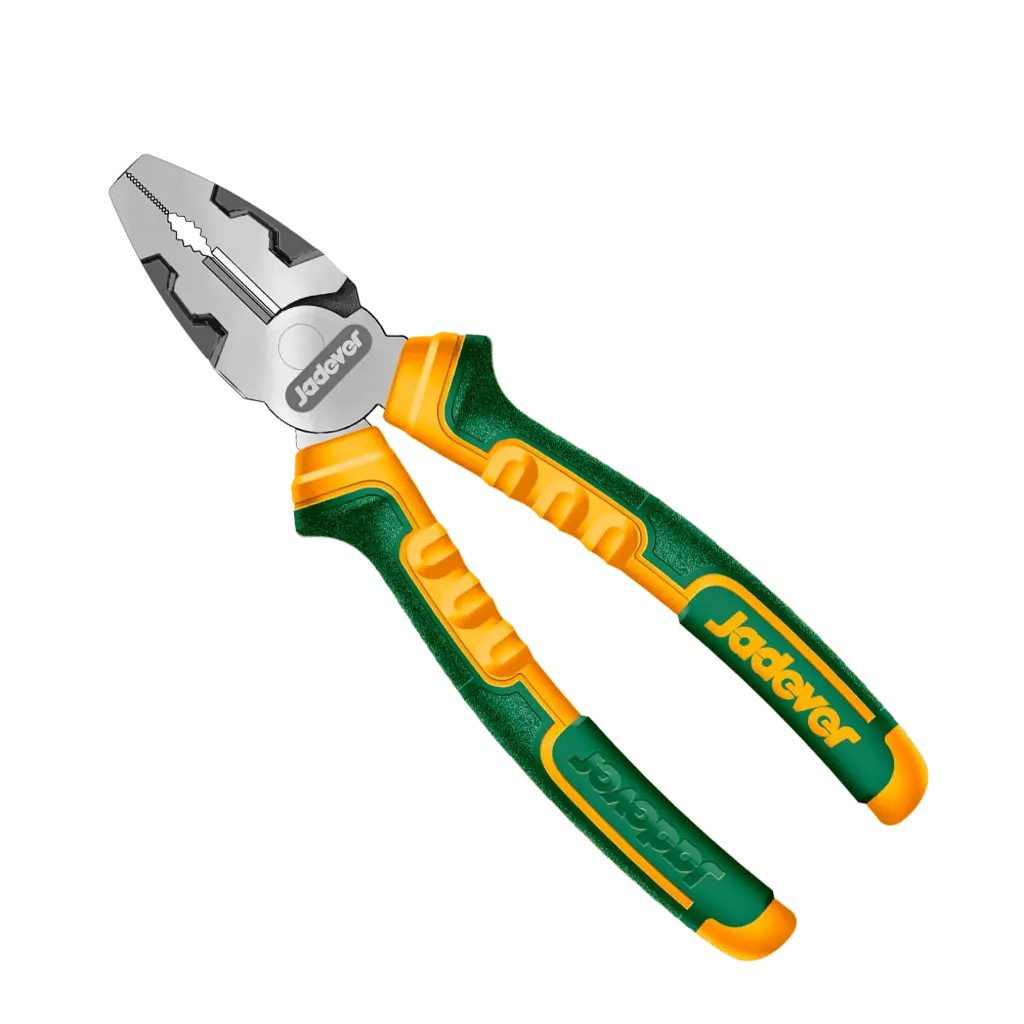 Pinza universal de Alto Torque 180mm 7" Funcion de llave y Desbarbado Mango Bicolor Ergonomico