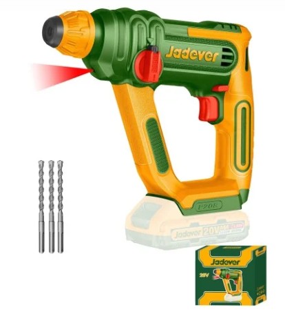 Rotomartillo Inalambrico 850RPM - Voltaje 20V - Tasa de Impacto 5100BPM - Energia Impacto 1,5J - Sistema SDS - No Incluye Bateria Ni Cargador