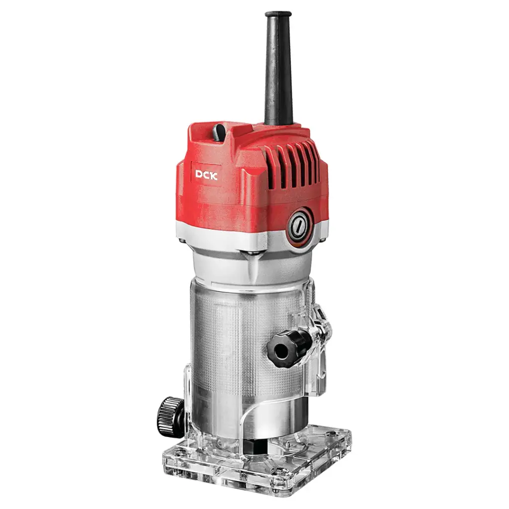 FRESADORA POTENCIA 550W DIAMETRO MAX. DE FRESADO 6.35MM PESO 1.6KG INCLUYE 2 LLAVES, CONJUNTO DE GUIA DE CORTE, CARBONES