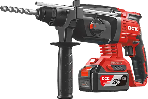 ROTOMARTILLO INALAMBRICO POTENCIA 500W FUERZA DE IMPACTO 2.7J PESO 2.6KG MOTOR BRUSHLESS INCLUYE MEDIDOR DE PROFUNDIDAD, MANGO AUXILIAR, 3 FUNCIONES NO INCLUYE BATERIA