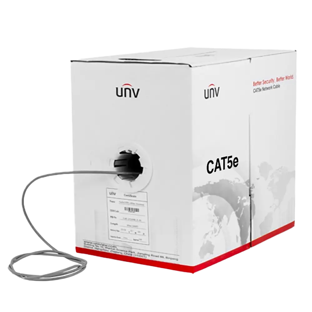 CAB-LC2100A-IN - CABLE UTP CAT5E COLOR GRIS INTERIOR - 24AWG- ISO/IEC 11801 - TIA/EIA 568. CERTIFICADO UL (100% COBRE) - 305M