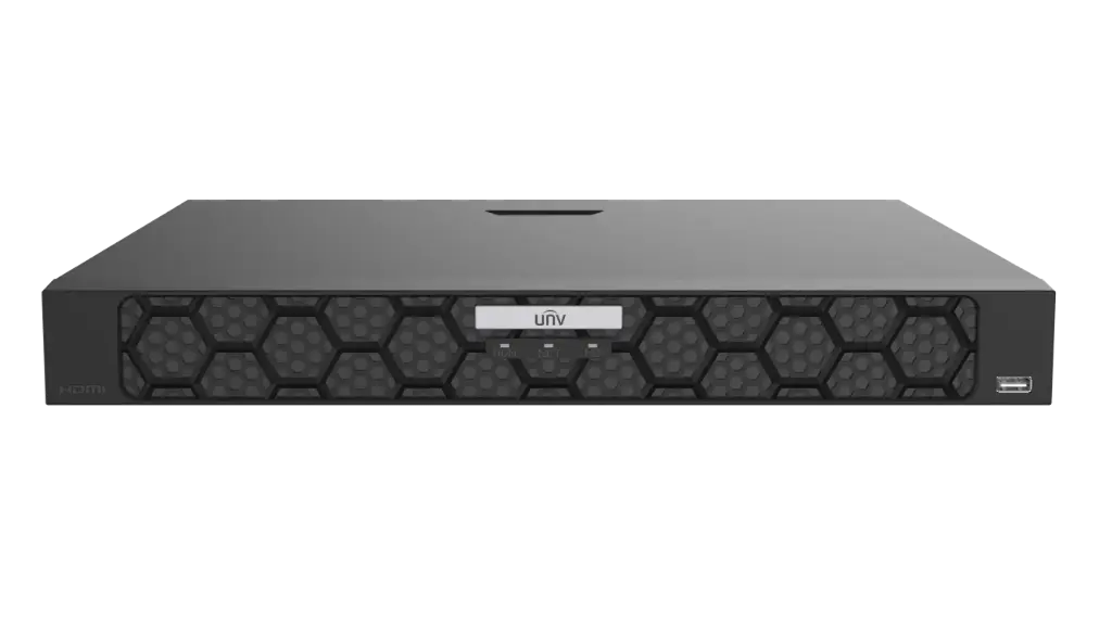 GRABADOR DE VÍDEO EN RED DE 16 CANALES, 2 INTERFACES SATA, 1U, 16 POE, H.265 Y 4K