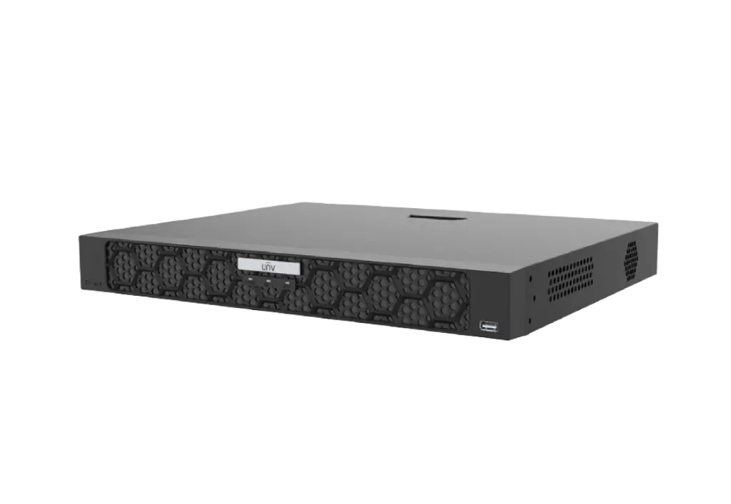 GRABADOR DE VÍDEO EN RED DE 32 CANALES, 2 INTERFACES SATA, 1U, H.265 Y 4K