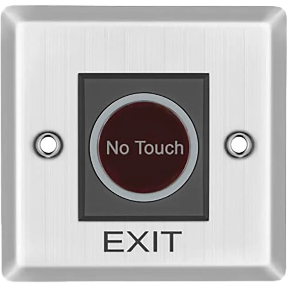EXIT BUTTON, SIN CONTACTO TIPO TOUCH, METALLICO, DISEÑO PROFESIONAL 12VDC