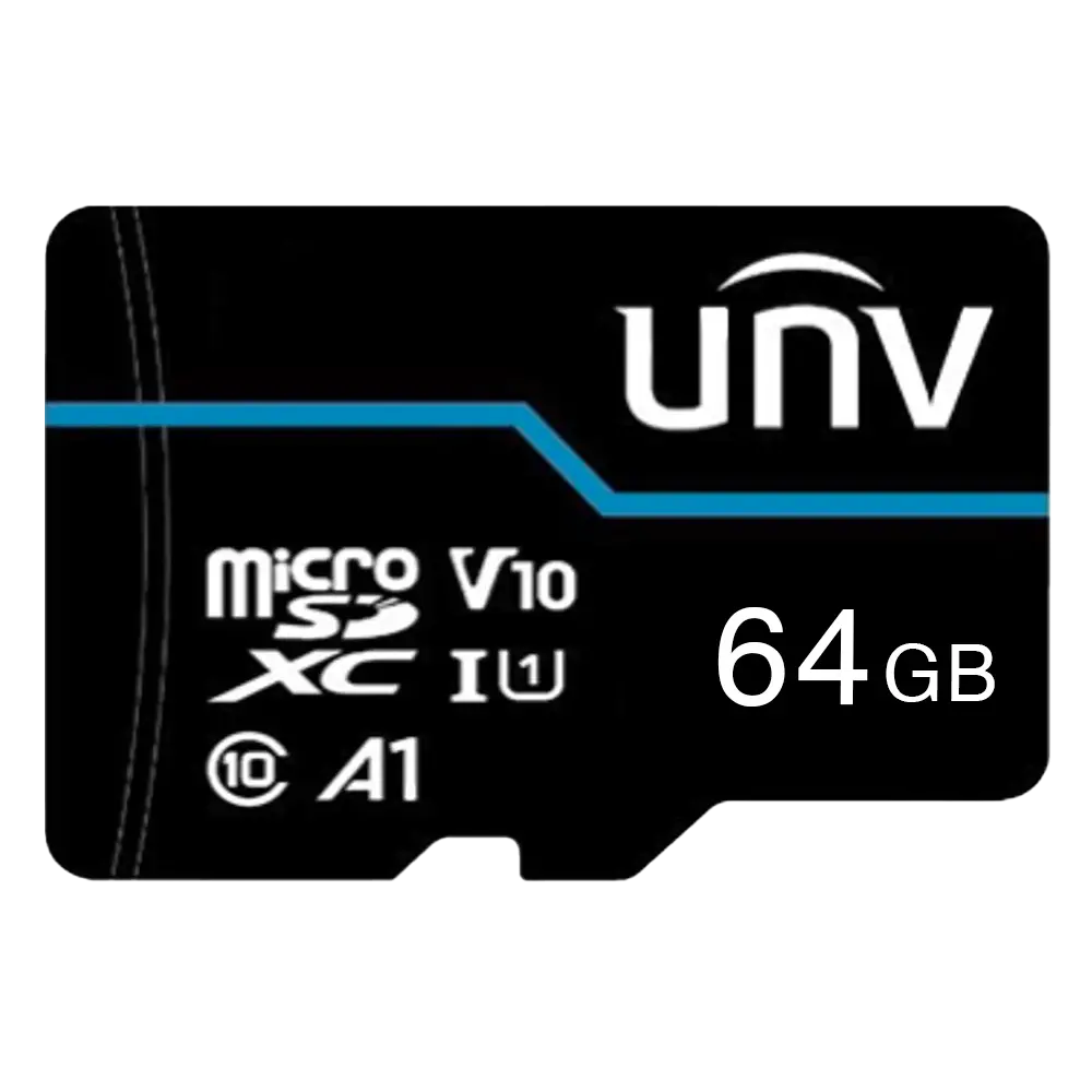 ALMACENAMIENTO MICROSD  CAPACIDAD 64B, CLASE C10/U1/V10/A1