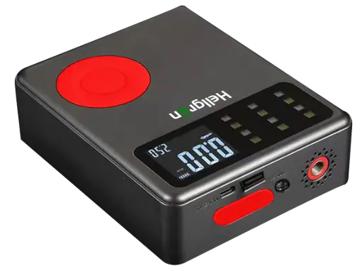 [GL-04PRO] Arrancador e inflador de autos y camionetas Peak current: 2000 Ah Capacidad de carga: 15000mAh