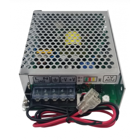 [D125A-M-UPS] Fuente switching 12V 5AH met. con UPS