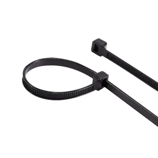 [PN48-250N] PRECINTO DE NYLON 4.8MM X 250MM - NEGRO  X 100 UNI