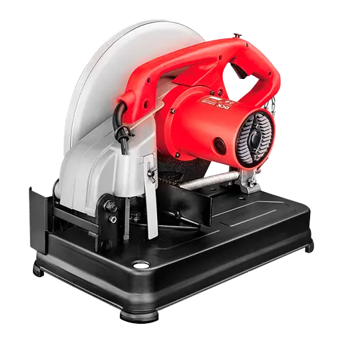 [KJG04-355S] SIERRA SENSITIVA 2200W DIMENCIONES DE LA CUCHILLA 355*3*25.4MM ANGULO DE CORTE 0-45° CAPACIDAD MAX. DE CORTE TUBERIA 115MM, BARRA PERFILADA 115*130MM PESO 15.6KG INCLUYE LLAVE, CARBONES