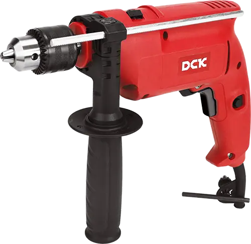 [KZJ02-13] TALADRO DE IMPACTO ELECTRICO POTENCIA 500W DIAMETRO MAX. DE PERFORACION ACERO 10MM, PARED 13MM, MADERA 25MM PESO 2KG INCLUYE MANGO AUXILIAR, MEDIDOR DE PROFUNDIDAD, LLAVE DE MANDRIL, CARBONES