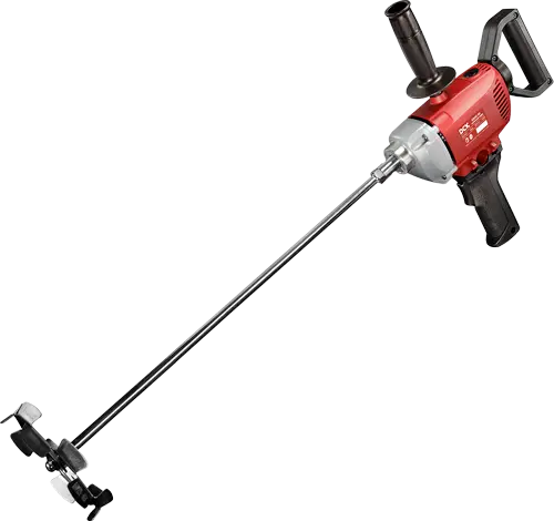 [KQU02-160] MEZCLADOR ELÉCTRICO POTENCIA 1010W ROSCA DEL EJE M12 LARGO MAX. DE LA PALETA MEZCLADORA 160MM INCLUYE MANGO AUXILIAR, CARBONES, UNA PALETA MEZCLADORA 160MM