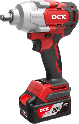 [KDPB698(TYPE DM)] LLAVE DE IMPACTO INALAMBRICA POTENCIA 750W MAX. TORQUE 910Nm TAMAÑO DE PERNO ESTANDAR M10-M24 PESO 2.5KG MOTOR BRUSHLESS INCLUYE BATERIA 5Ah *1, MALETIN PLASTICO