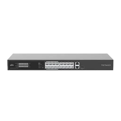 [NSW2020-16T1GT1GC-POE-IN] SWITCH POE 16 PUERTOS 100MBPS + 1UPLINK 1GBPS RJ45 +1 UPLINK 1GBPS COMBO PORTS. MAX. POE POWER 225W - MAX 30 W P/PUERTO