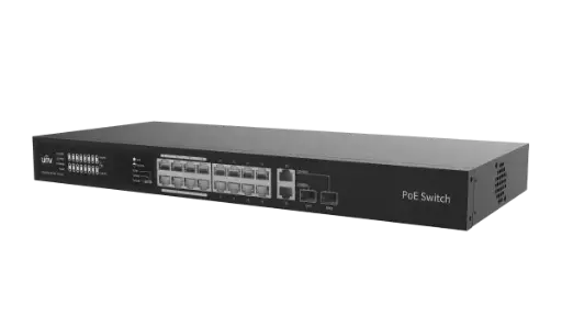[NSW2020-16T2GC-POE-IN] SWITCH POE 16 PUERTOS 100MBPS + 2UPLINK 1GBPS RJ45 +1 UPLINK 1GBPS COMBO PORTS. MAX. POE POWER 250W - MAX 30 W P/PUERTO