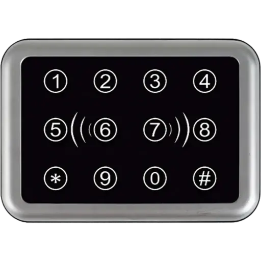 [OEC-R2H-MK] LECTOR DE TARJETA, 12 TECLAS CON PIN, PARA INSTALACION DE INTERIOR/EXTERIOR, MONTAJE EN PARED, LECTURA HASTA 3CM, 1 WIEGAND 26/34, SOPORTA FORMATO MIFARE I & MIFARE LITE