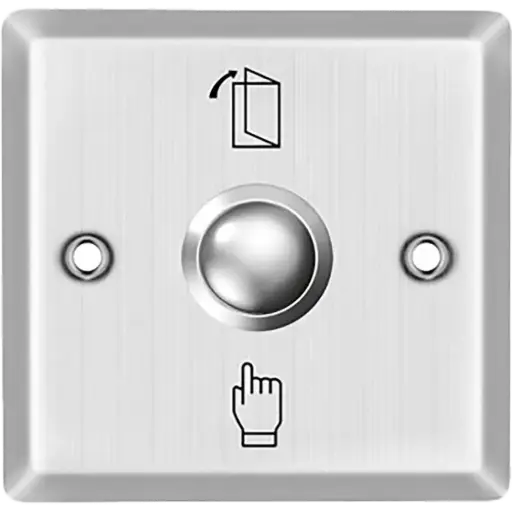 [OEP-GM5] EXIT BUTTON, METALICO, DISEÑO PROFESIONAL 12VDC