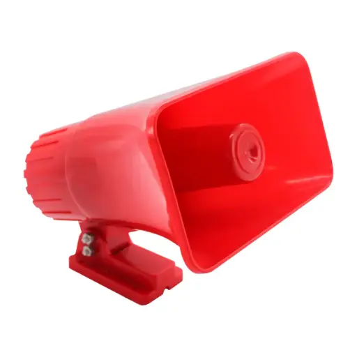 [BR58R] BR58R Sirena Exterior roja tipo Náutica 